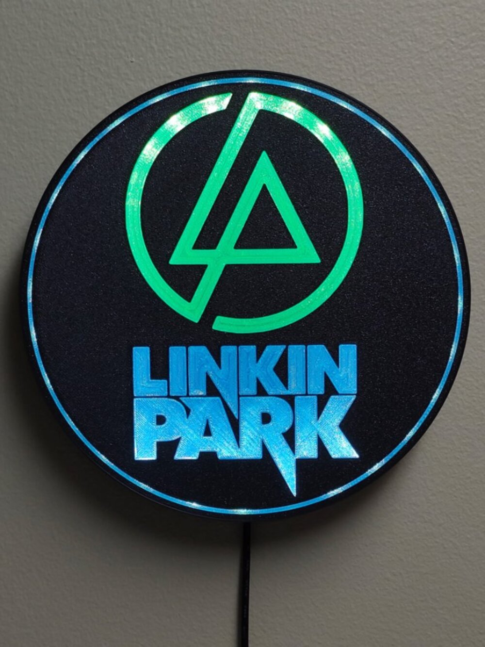 LINKIN PARK band logo illuminated sign